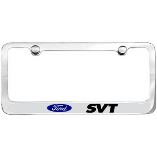 Contour de Plaque Chromé avec logo Ford  SVT
